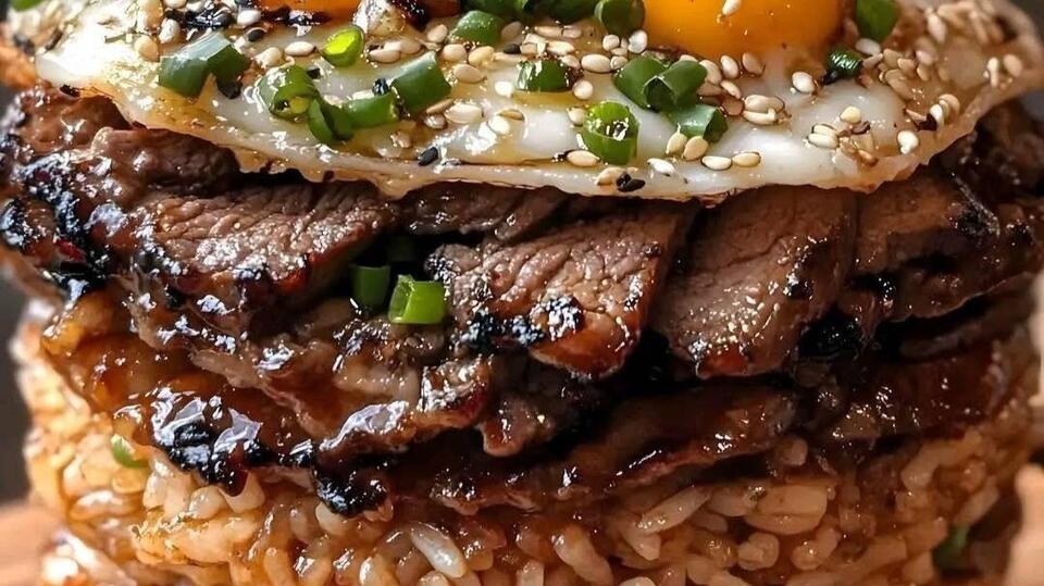 Korean BBQ Beef Rice Stacks Make Dinner Look Restaurant-Ready - NewsBreak