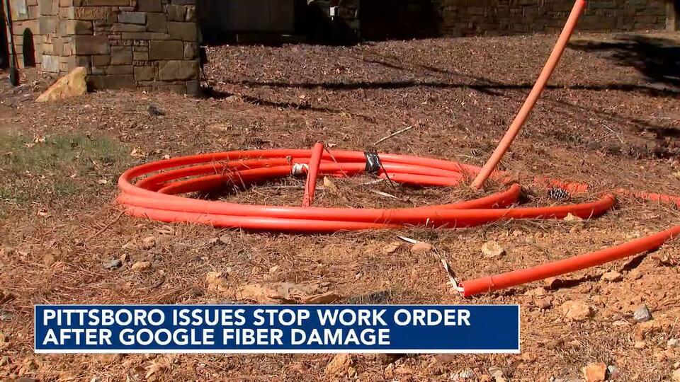 Pittsboro issues Google Fiber stop work order after damage - NewsBreak