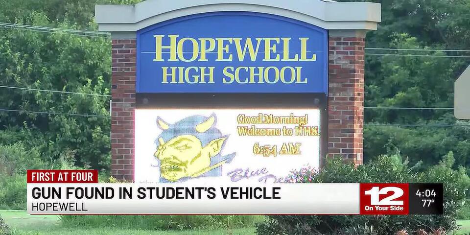 Gun found inside Hopewell student’s car - NewsBreak