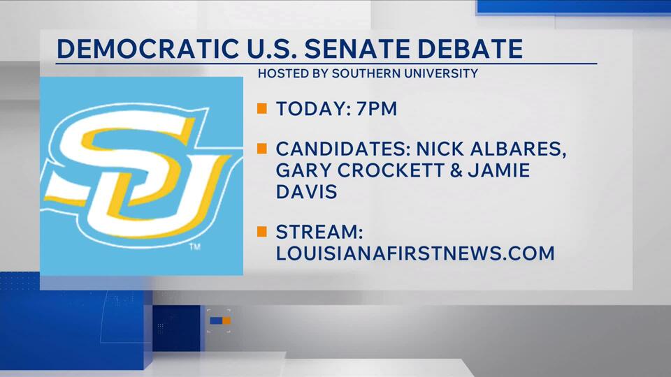 Democratic Louisiana US Senate candidates to debate in Baton Rouge: How ...