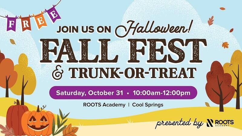 ROOTS Academy to Host Fall Fest & Trunk-or-Treat - NewsBreak