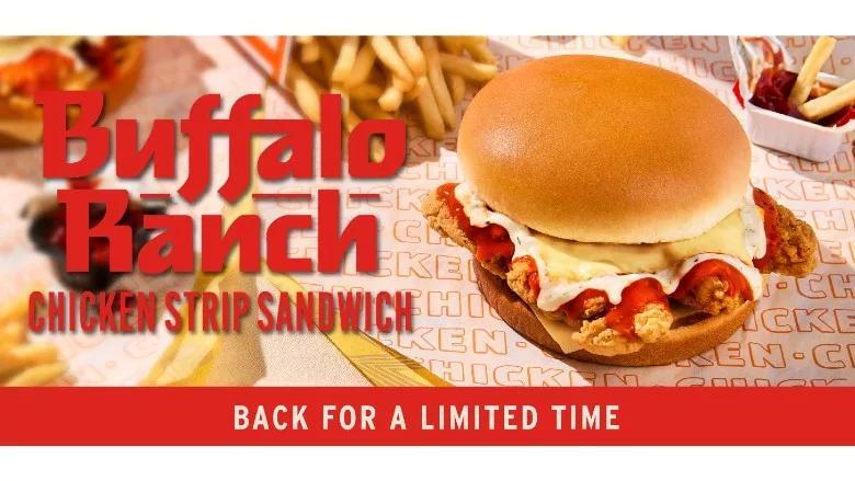 Whataburger returns Buffalo Ranch Chicken Strip Sandwich to the menu ...
