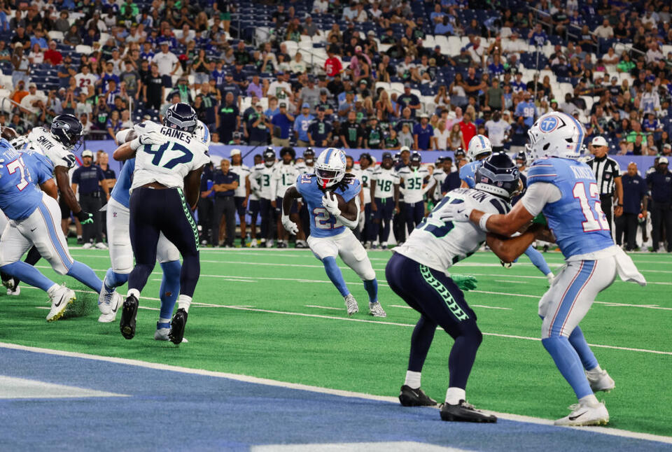 Titans laud D'Ernest Johnson's preseason turnaround, touchdown