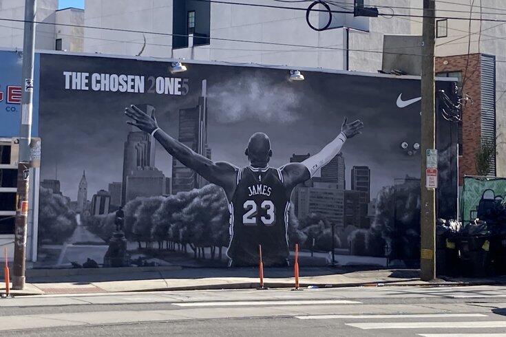 Mural of LeBron James replaces painting of Phillies' 'Daycare' trio in ...
