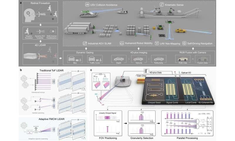 Bionic LiDAR system achieves beyond-retinal resolution through adaptive ...