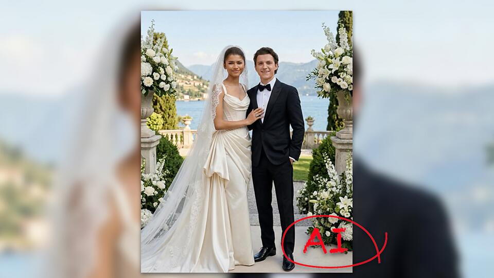 Zendaya and Tom Holland’s viral 'wedding' AI photos explained - NewsBreak