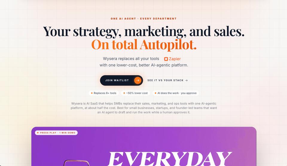 🔥 Wysera Launches AI Platform That Replaces 8+ Sales, Marketing and Operations Tools at Half the Cost - NewsBreak