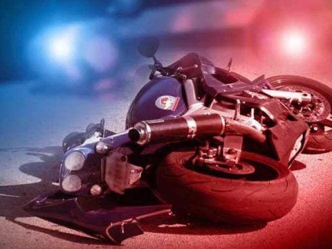 Weekend motorcycle crash injures driver on Route 65