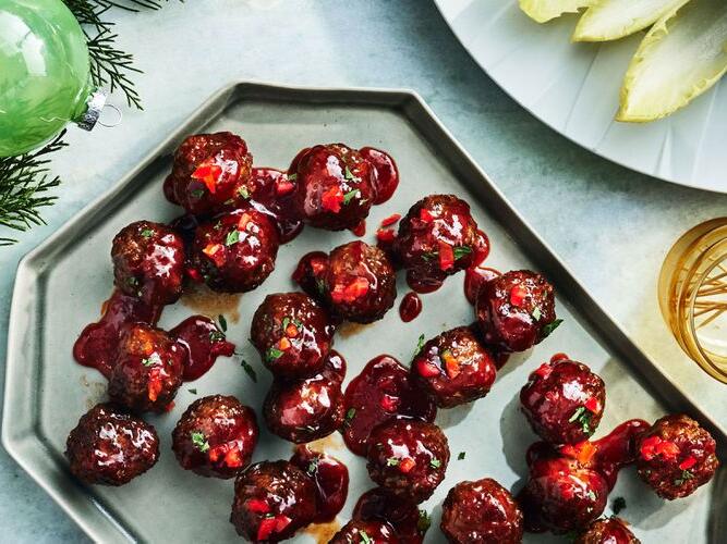 Pepper Jelly Meatballs