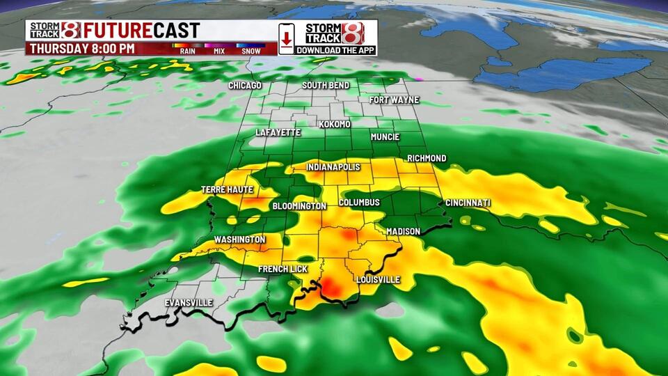 Rain returns Thursday with temperatures holding on the mild side | Jan ...