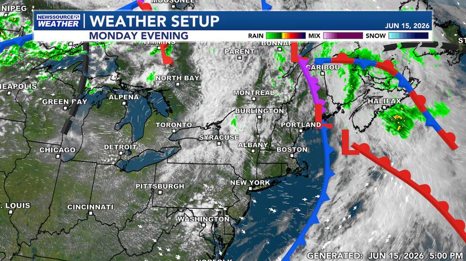 Sunshine Returns Tomorrow and Wednesday, with Shower Chances Likely Later in the Work Week