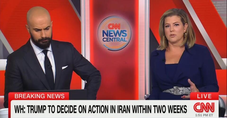 CNN Anchor Dismisses Trump’s Two Week Iran Deadline: ‘Verbal Crutch ...