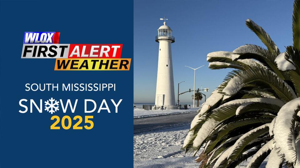 Snow Day 2025 alltime snowfall record tied at GulfportBiloxi