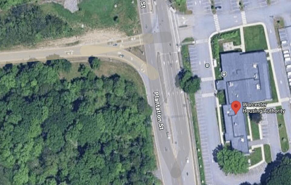 Worcester road safety project targets dangerous I-290 off-ramp crossing ...