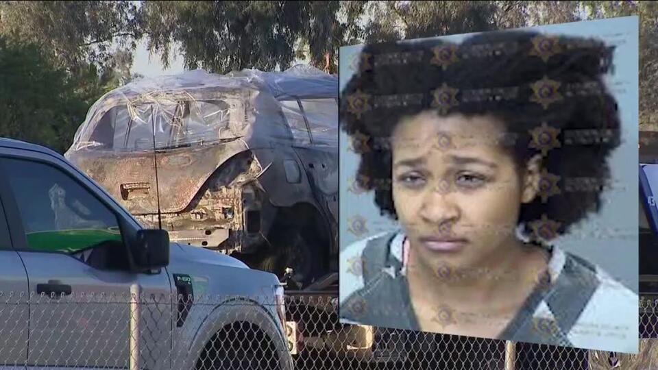 Body with gunshot wound found inside burned car on Loop 101, woman ...