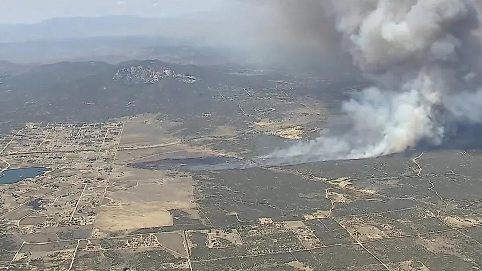 Aguanga Fire: 1,096 acres, 95 percent contained, Highway 371 open ...