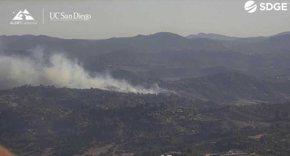 Fire Quickly Grows to Nearly 50 Acres Near Bonsall, Forcing Mandatory ...