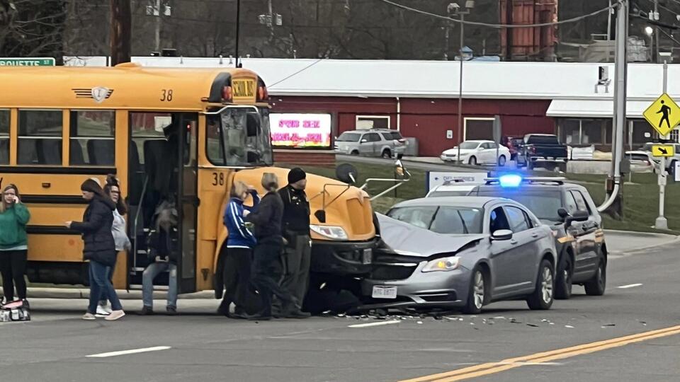 Stark County school bus involved in crash with car, no children on ...