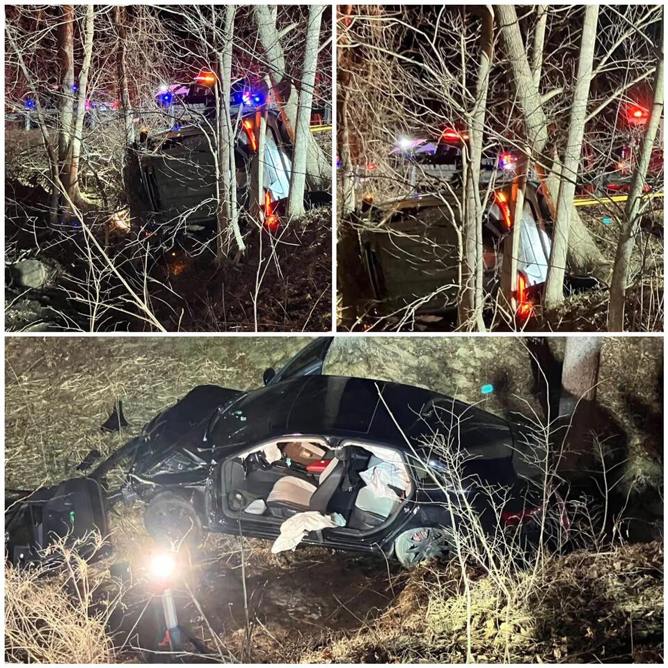 6 Hurt After Cars Plunge Down Embankment Near Stream In Farmington ...