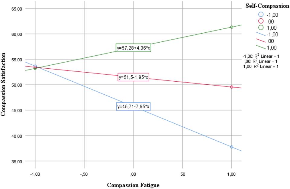 Moderating effect of self compassion on compassion fatigue and ...