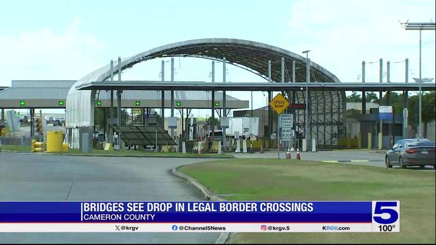 Cameron County reporting drop in crossings from international bridges ...