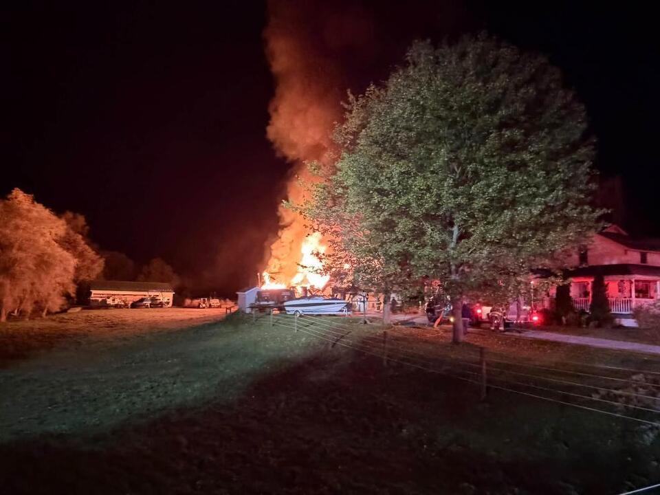 Blaze Destroys Barn and Shop in Clymer - NewsBreak