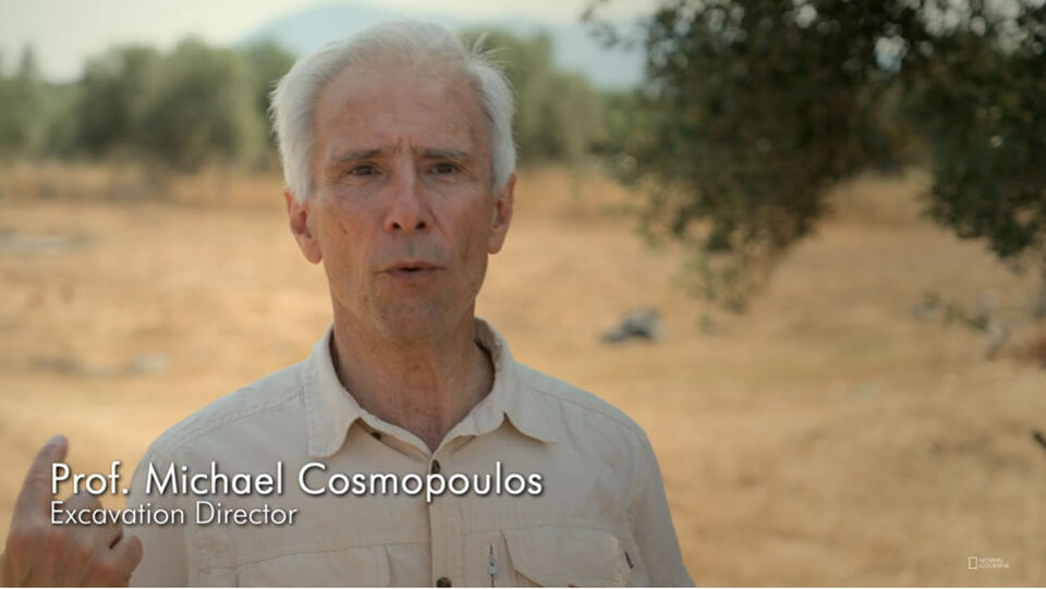 Michael Cosmopoulos’ work at Iklaina featured in National Geographic’s ‘The Lost Treasures of Ancient Greece’