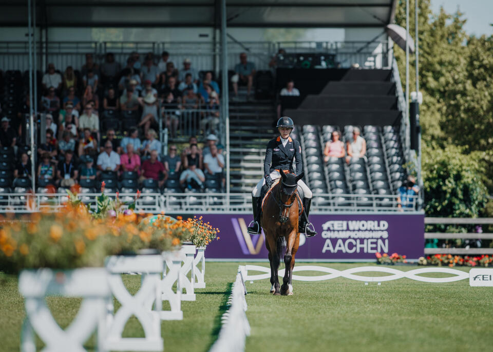 Jillian Giessen Has the Thoroughbred Bug at FEI Eventing World Championships