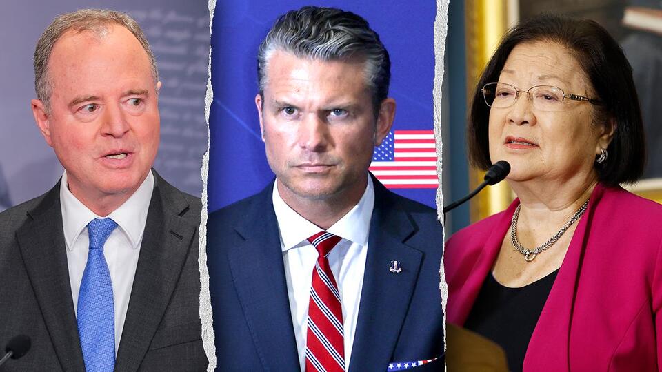 Image for Dems roasted for comparing Hegseth's testosterone initiative to 'gender