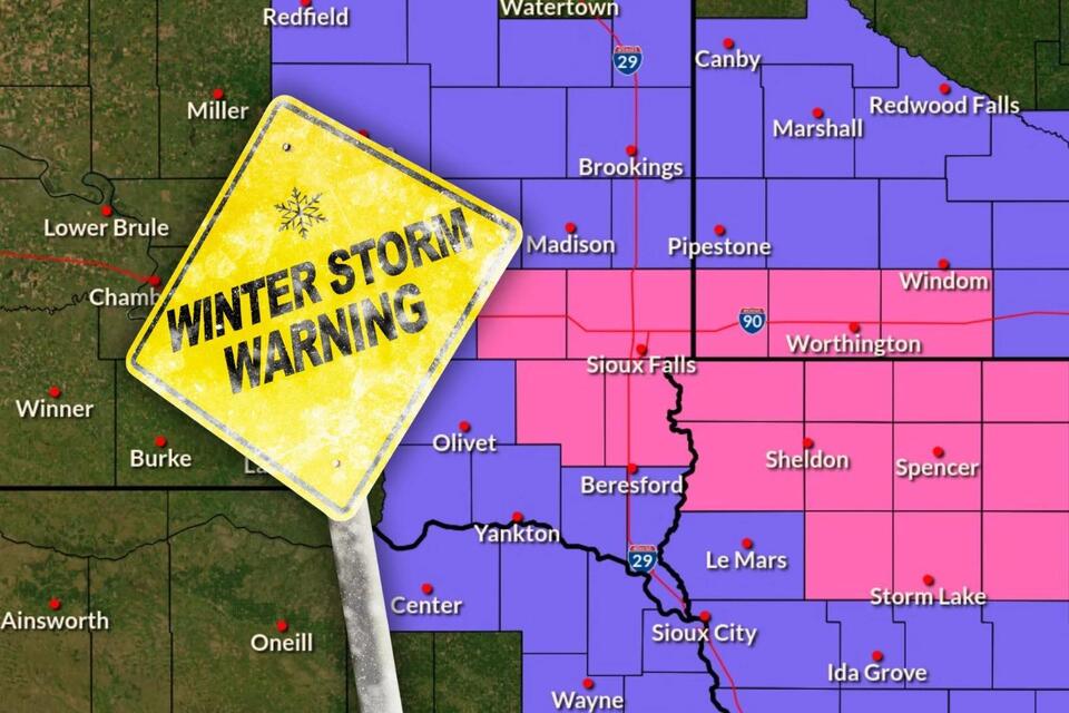 Winter Storm Warning For South Dakota, Minnesota, Iowa - NewsBreak