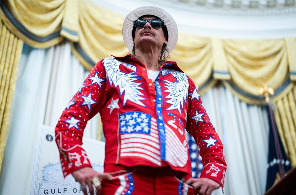 FACT CHECK: Viral Flyer Showing Kid Rock, Jason Aldean Headlining Turning Point USA's Alternate Super Bowl Halftime Show Is Fake - NewsBreak