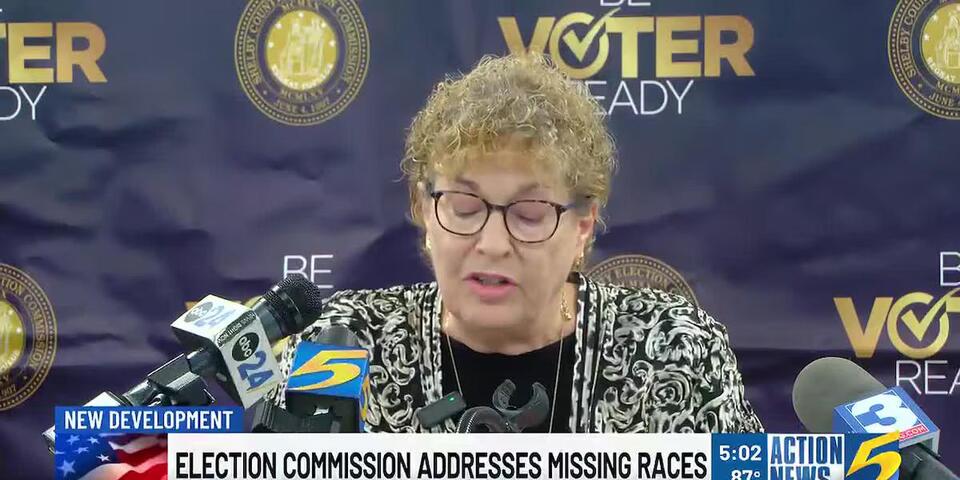 'Human error' to blame for missing races on early polling center ballot, officials say