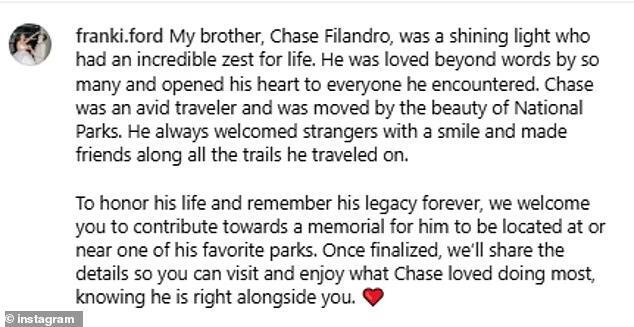 Influencer and aspiring actor Chase Filandro dies age 20 - NewsBreak