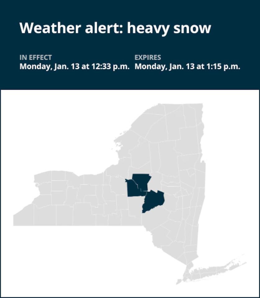 NY weather: Prepare for heavy snow in New York Monday afternoon - NewsBreak