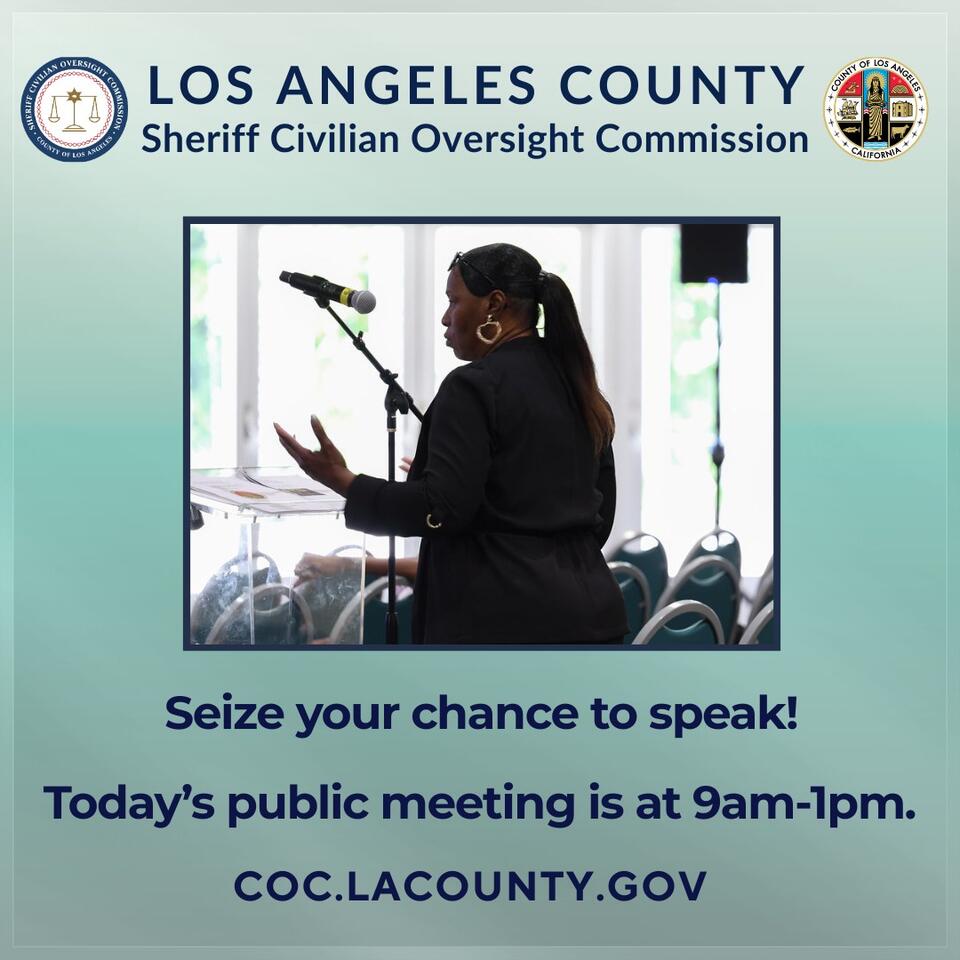 LA County Civilian Oversight Commission meeting starting - NewsBreak