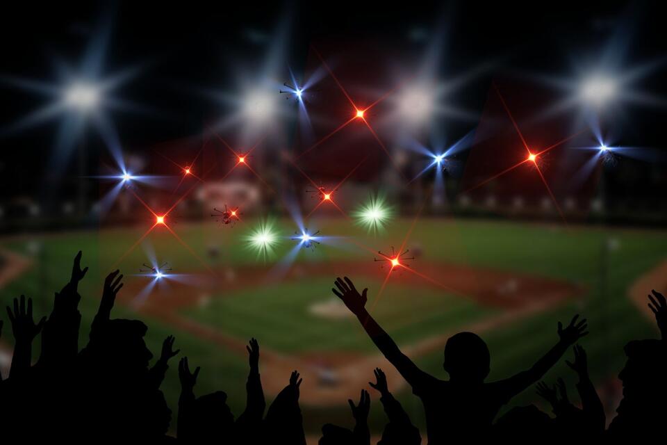 A Drone Show Is Lighting Up the Sky Over Gesa Stadium Tonight