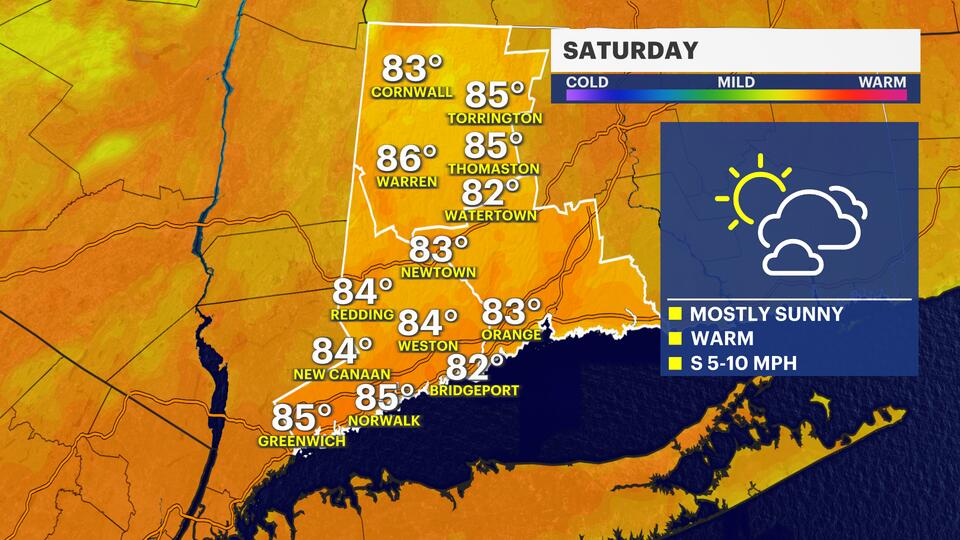 Warm and humid across Connecticut this weekend - NewsBreak