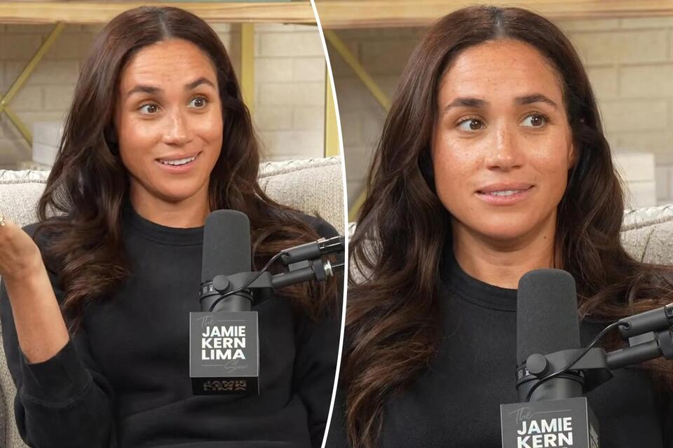 Meghan Markle goes makeupfree in sweats and sneakers for first podcast