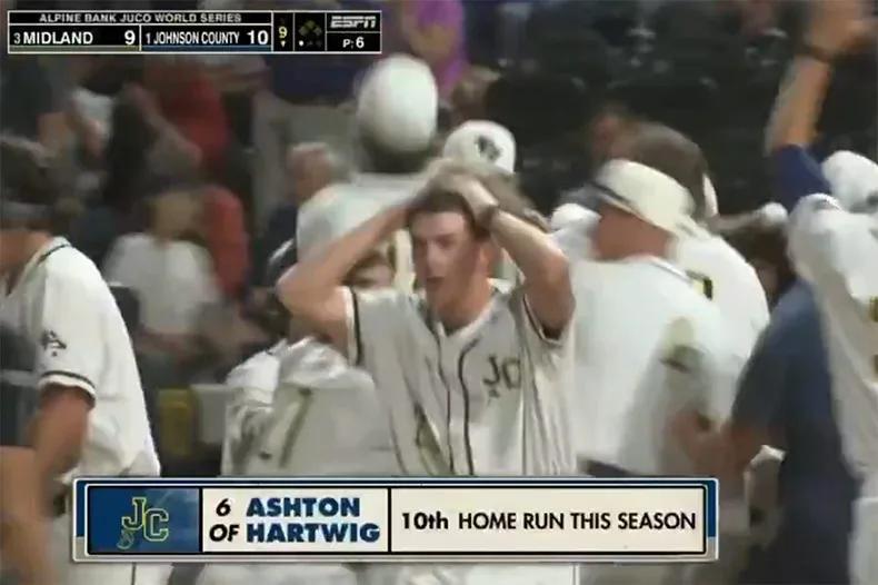 JCCC baseball team advances to JUCO World Series title game with wild walk-off win