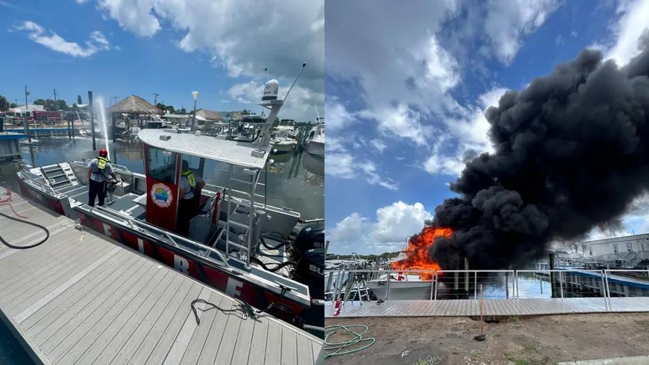 Boat fire in Port Orange injures 2 and prompts multi-agency response ...