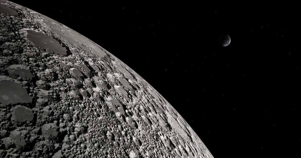 Moon craters containing precious metals