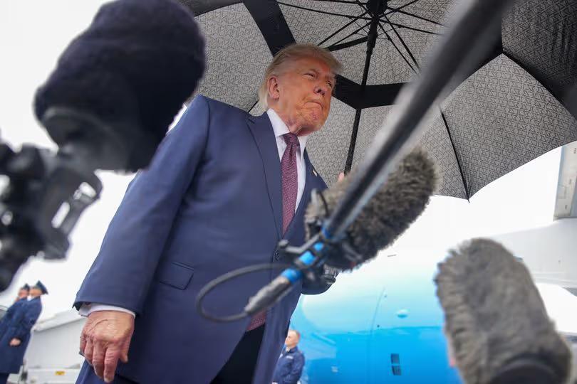 Donald Trump loses it at reporter as he's quizzed about the financial crisis