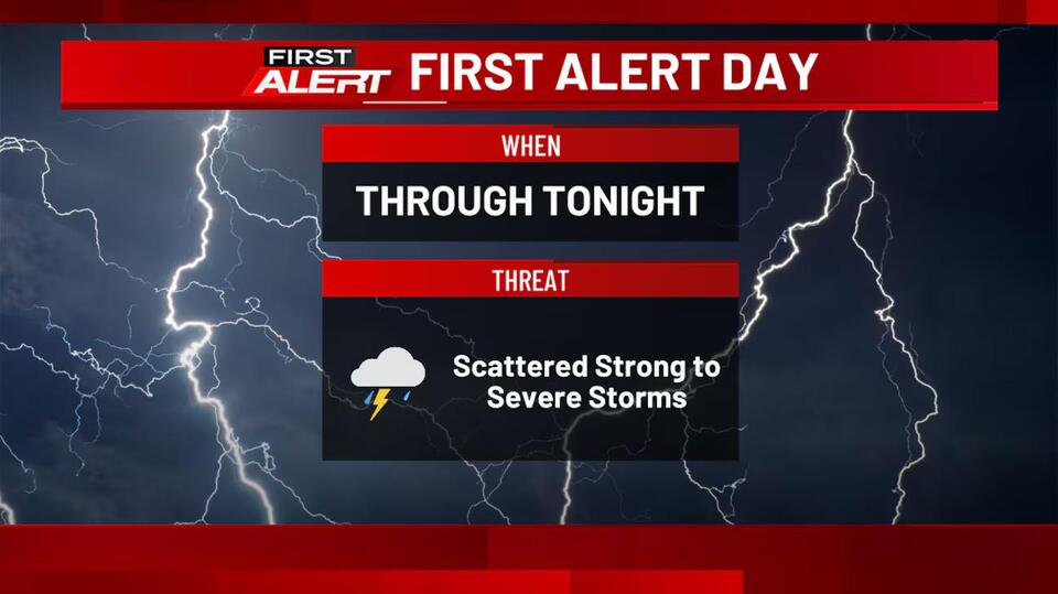 Some storms could redevelop overnight