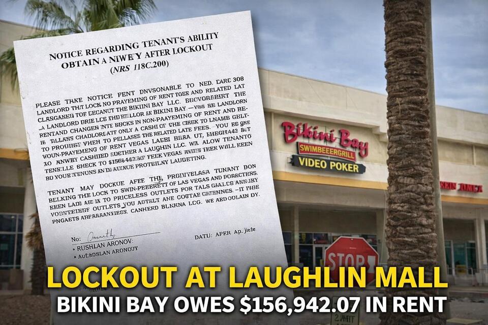 Lockout Notice Issued at Laughlin Mall — Bikini Bay Bar & Nightclub ...