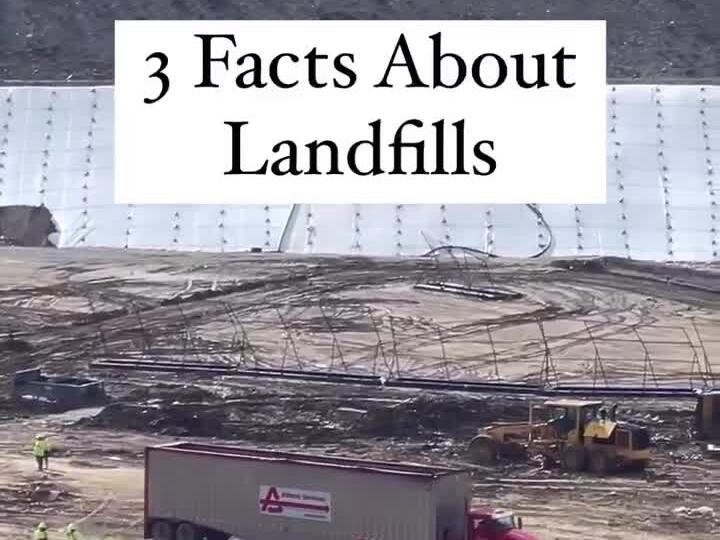 Landfills are a last resort for waste so be sure to first reuse and