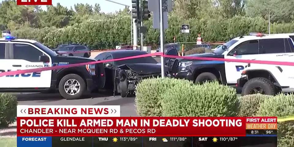 CAUGHT ON CAMERA: Suspect dead after police shooting in Chandler ...