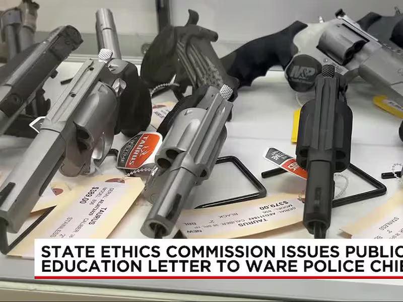 Ware police chief issued ‘public education letter’ from state’s ethics