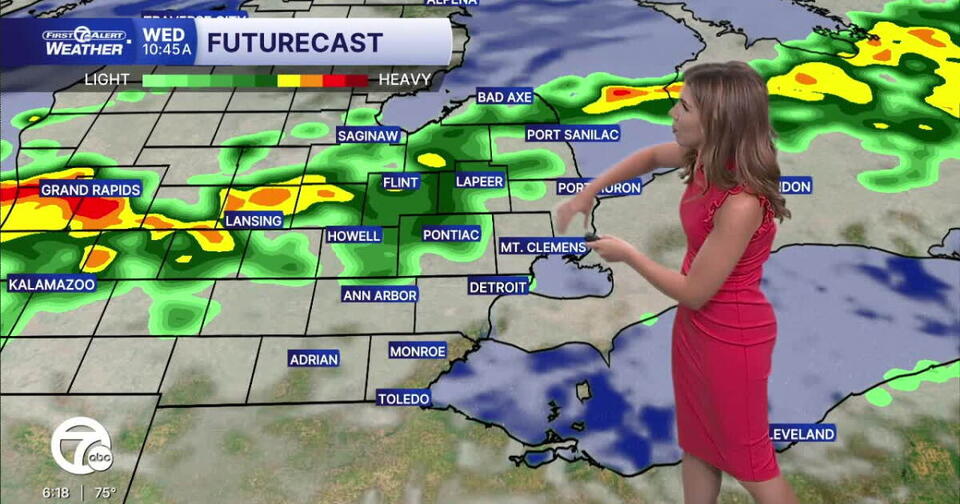 Metro Detroit Forecast: Seasonable temps with one rain chance next week