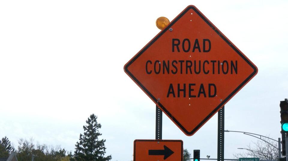 First construction phase near Ogden Avenue and Washington Street ...