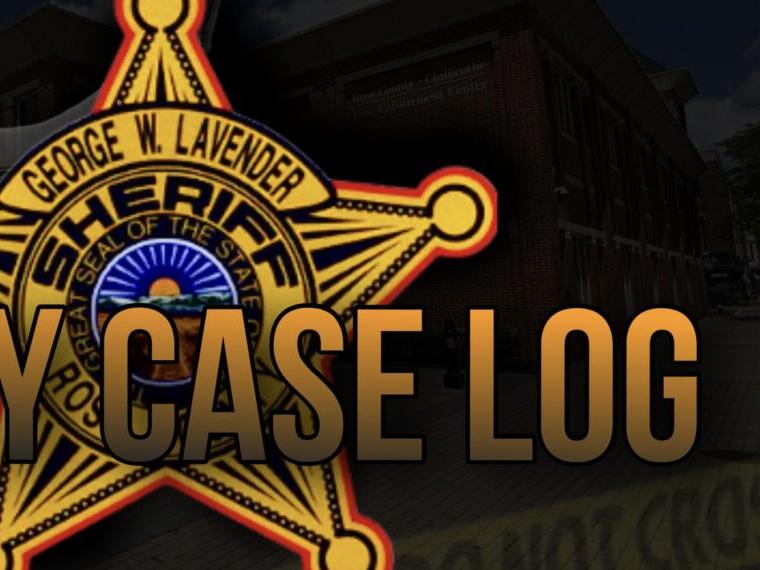 Ross Co. Sheriff’s Office daily activity report August 20, 2024
